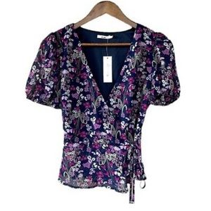 Francesca’s- Mi Ami floral wrap top